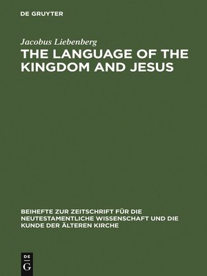cover image of The Language of the Kingdom and Jesus